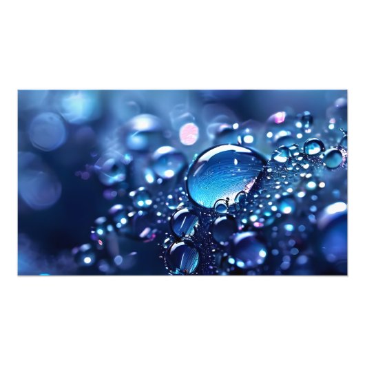 Fantasy Makro Wasserfall Fotodruck (Vorne)