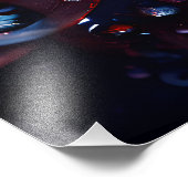 Fantasy Makro Wasserfall Fotodruck (Ecke)