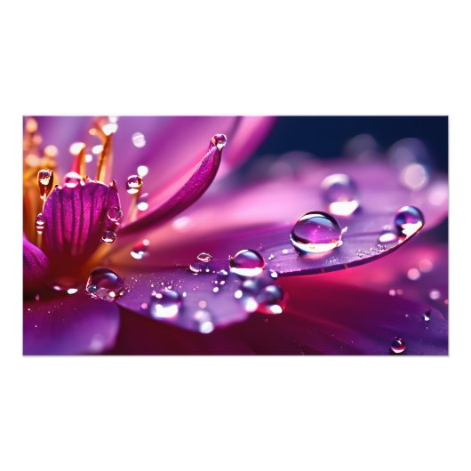 Fantasy Makro Wasserfall Fotodruck (Vorne)