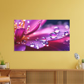 Fantasy Makro Wasserfall Leinwanddruck (Insitu (Wohnzimmer))