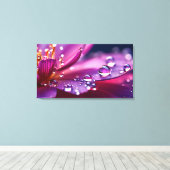 Fantasy Makro Wasserfall Leinwanddruck (Insitu (Holzboden))