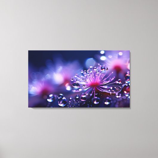 Fantasy Makro Wasserfall Leinwanddruck (Vorderseite)