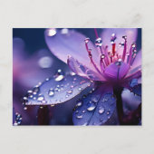Fantasy Makro Wasserfall Postkarte (Vorderseite)