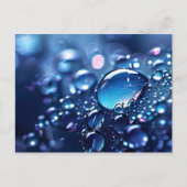 Fantasy Makro Wasserfall Postkarte (Vorderseite)