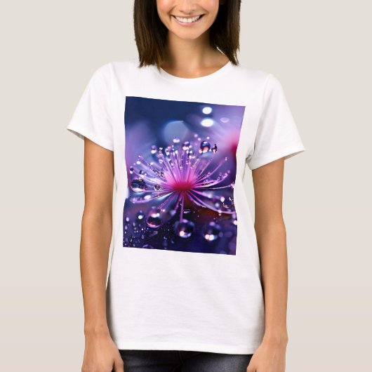 Fantasy Makro Wasserfall T-Shirt (Vorderseite)