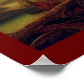 Fantasy Malerei 10 - Böser Tempel Poster (Ecke)