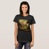 Fantasy Malerei 2 - Mittelalterliche Landschaft T-Shirt (Vorne ganz)