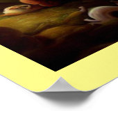 Fantasy Malerei 5 - Dorflandschaft Poster (Ecke)