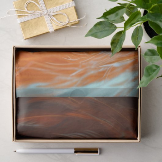 Fantasy Mandarine Dream Decoupage Seidenpapier (Geschenk)