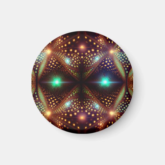 Fantasy Mandelbrot Fractal Magnet (Vorne)