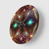 Fantasy Mandelbrot Fractal Runde Wanduhr (Winkel)