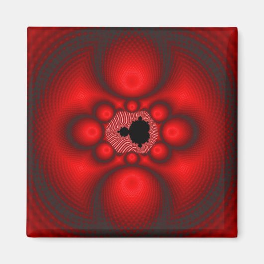 Fantasy-Mandelbrot-Fraktalbild Magnet (Vorne)