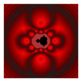 Fantasy-Mandelbrot-Fraktalbild Poster
