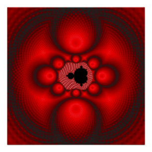 Fantasy-Mandelbrot-Fraktalbild Poster