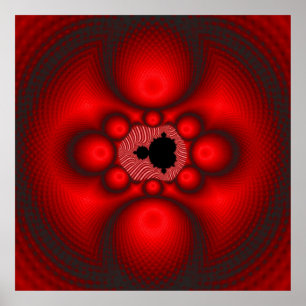 Fantasy-Mandelbrot-Fraktalbild Poster
