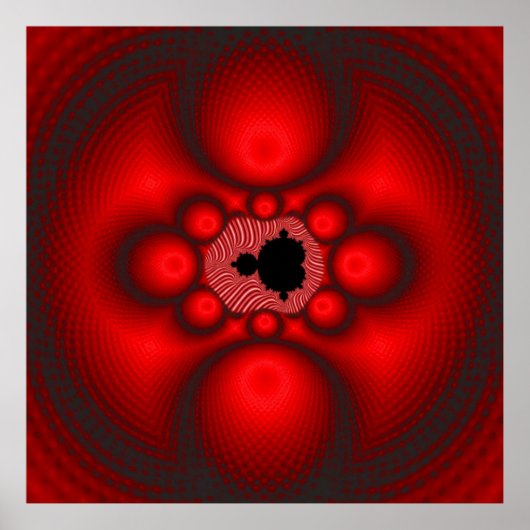 Fantasy-Mandelbrot-Fraktalbild Poster (Vorne)