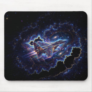Fantasy-Mandelbrot-Kampfjet im Fraktalportal Mousepad