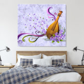 Fantasy Mandolin Music 3 Panel Leinwanddruck (Insitu (Schlafzimmer))