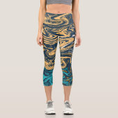 Fantasy Marble Capri Leggings (Vorderseite)