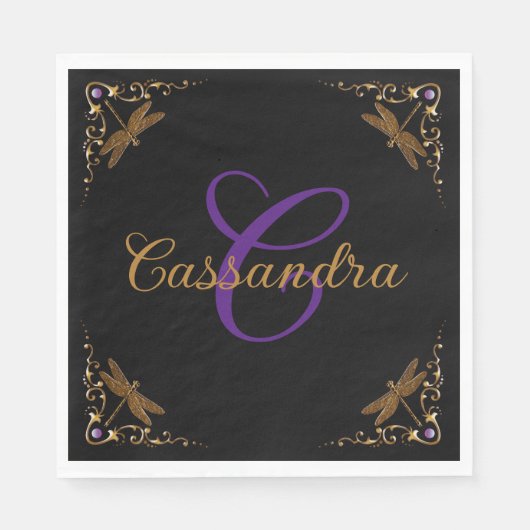 Fantasy Märchen Personalisiert  Serviette (Vorderseite)