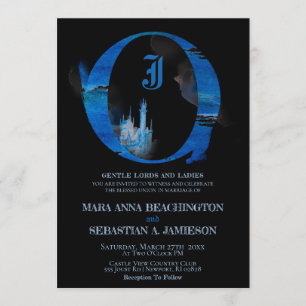 *~* Fantasy Märchen Schloss Mittelalterliche Hochz Einladung