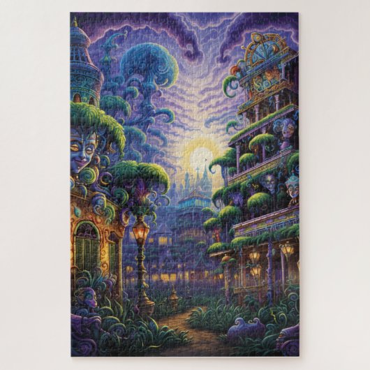 Fantasy Mardi Gras Colors Puzzle (Vertikal)