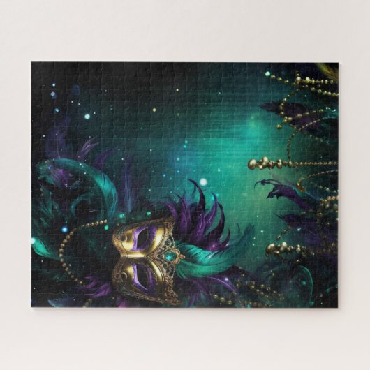 Fantasy Mardi Gras Colors  Puzzle (Horizontal)