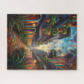 Fantasy Mardi Gras Farben Puzzle (Horizontal)