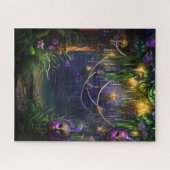 Fantasy Mardi Gras Farben  Puzzle (Horizontal)