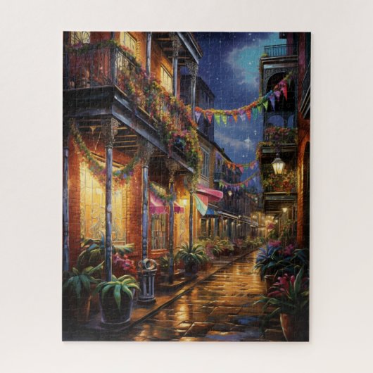 Fantasy Mardi Gras Farben  Puzzle (Vertikal)