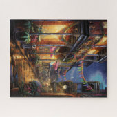 Fantasy Mardi Gras Farben  Puzzle (Horizontal)