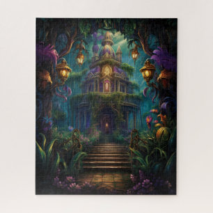 Fantasy Mardi Gras Farben Puzzle