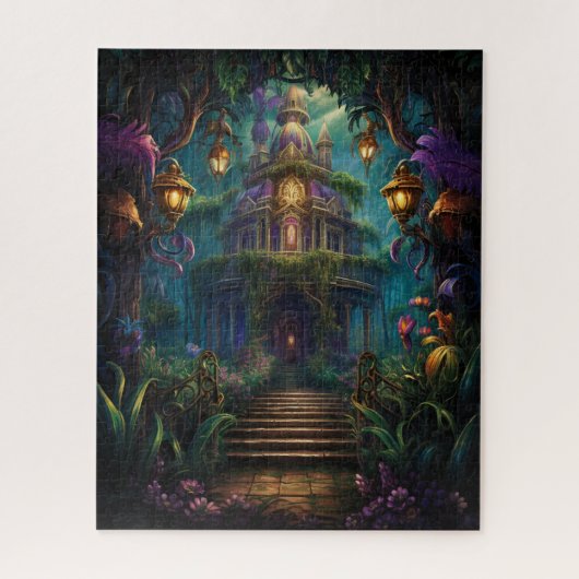 Fantasy Mardi Gras Farben Puzzle (Vertikal)