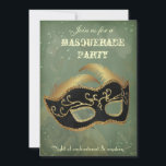 Fantasy Masquerade Party Einladung<br><div class="desc">eine angesagte grüne Maskierade-Party Einladung,  leicht anpassbar,  klicken Sie auf "Anpassen",  um zusätzliche Optionen zum Hinzufügen,  Ändern,  Löschen,  Ändern,  Ändern,  Zurückzeichnen,  Wiederherstellen,  Text und Bilder zu erhalten.</div>