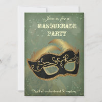 Fantasy Masquerade Party Einladung