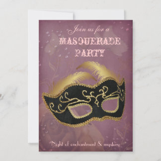 Fantasy Masquerade Party Einladung