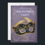 Fantasy Masquerade Party Einladung<br><div class="desc">eine trendige lila Maskierade-Party Einladung,  leicht anpassbar,  klicken Sie auf "Anpassen" für zusätzliche Optionen zum Hinzufügen,  Ändern,  Löschen,  Ändern,  Ändern,  Zurückzeichnen,  Wiederherstellen,  Text und Bilder</div>