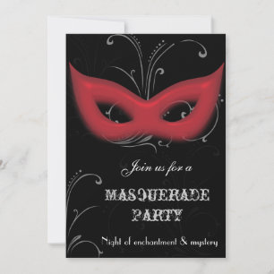 Fantasy Masquerade Party Einladung
