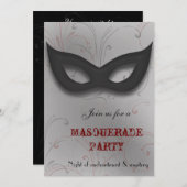 Fantasy Masquerade Party Einladung (Vorne/Hinten)