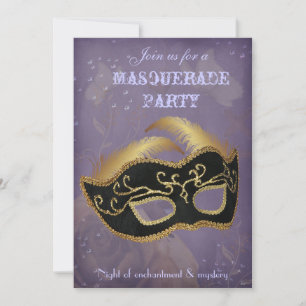 Fantasy-Masqueradenparty-Einladung Einladung