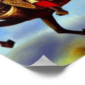 Fantasy Medieval Knight AI Digital Art Poster (Ecke)