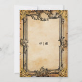 Fantasy Medieval Wedding Einladung (Rückseite)