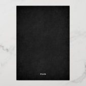 Fantasy Medieval Wedding Folieneinladung (Rückseite)