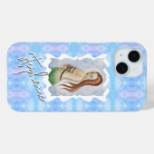 Fantasy Meerjungfrau Wasserfarbe Custom Case-Mate iPhone Hülle (Rückseite (Horizontal))