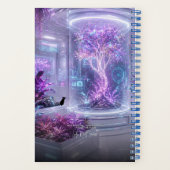 Fantasy Mein Cyber-Held-Abenteuer-Notizbuch Notizblock (Rückseite)