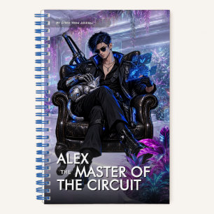 Fantasy Mein Cyber-Held-Abenteuer-Notizbuch Notizblock