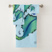Fantasy Mermaid Aquamariner Schwanz Badhandtuch Set (Insitu)