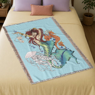 Fantasy Mermaid Aquamariner Schwanz Decke