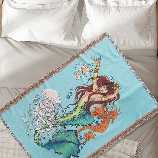 Fantasy Mermaid Aquamariner Schwanz Decke