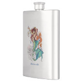 Fantasy Mermaid Aquamariner Schwanz Flachmann (Links)